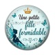 Cabochon Résine - une petite fille formidable