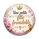 Cabochon Verre - une petite fille formidable