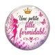Cabochon Verre - une petite fille formidable