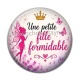 Cabochon Résine - une petite fille formidable