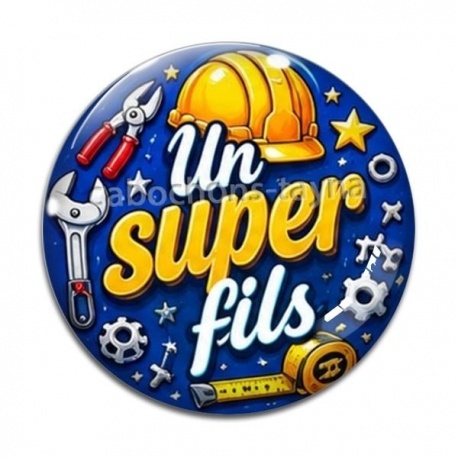Cabochon Verre - un super fils