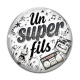 Cabochon Verre - un super fils