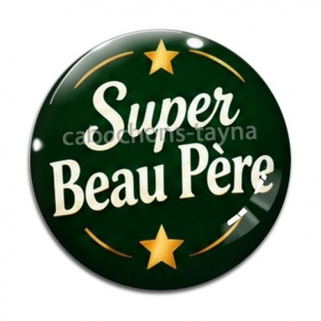 Cabochon Verre - super beau père