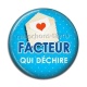 Cabochon Résine - facteur qui déchire
