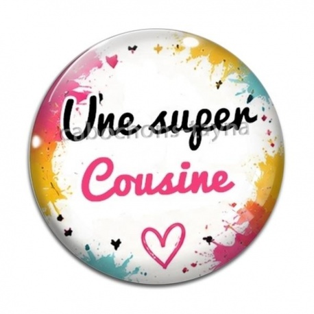Cabochon Verre - une super cousine