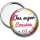Miroir de poche - une super cousine