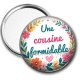 Miroir de poche - une cousine formidable