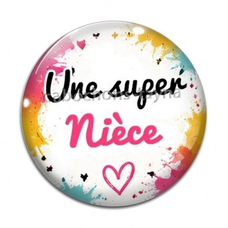 Cabochon Verre - une super nièce