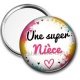 Miroir de poche - une super nièce