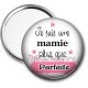 Miroir de poche - mamie parfaite