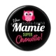 Cabochon Résine - une mamie super chouette