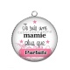 Pendentif Cabochon Argent - mamie parfaite