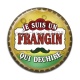Cabochon Résine - je suis un frangin qui déchire