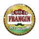 Cabochon Verre - je suis un frangin qui déchire