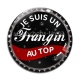 Cabochon Verre - je suis un frangin au top