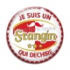 Cabochon Verre - je suis un frangin qui déchire