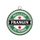 Pendentif Cabochon Argent - meilleur frangin du monde