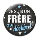 Cabochon Verre - je suis un frère qui déchire