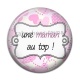 Cabochon Résine - maman au top