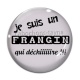 Cabochon Verre - je suis un ffrangin qui déchire