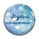 Cabochon Verre - joyeux anniversaire