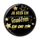 Cabochon Résine - je suis un grand frère en or