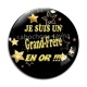 Cabochon Verre - je suis un grand frère en or