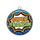 Pendentif Cabochon Argent - super frangin