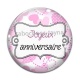 Cabochon Verre - joyeux anniversaire