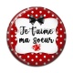 Cabochon Résine - je t'aime ma soeur