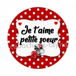 je t'aime petite soeur