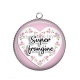 Pendentif Cabochon Argent - super frangine