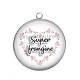 Pendentif Cabochon Argent - super frangine