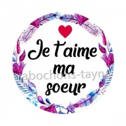 je t'aime ma soeur