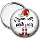Miroir de poche - joyeux noël petite soeur