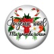 Cabochon Résine - joyeux noel ma grande soeur