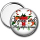Miroir de poche - joyeux noel ma petite soeur