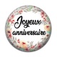 Cabochon Résine - joyeux anniversaire