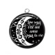 Pendentif Cabochon Argent - une soeur c'est une amie pour la vie