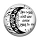 Cabochon Résine - une soeur c'est une amie pour la vie