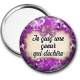 Miroir de poche - je suis une soeur qui déchire