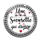 Cabochon Verre - une s?urette qui déchire