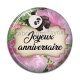 Cabochon Résine - joyeux anniversaire