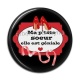 Cabochon Résine - ma p'tite soeur est géniale