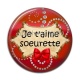 Cabochon Résine - je t'aime soeurette