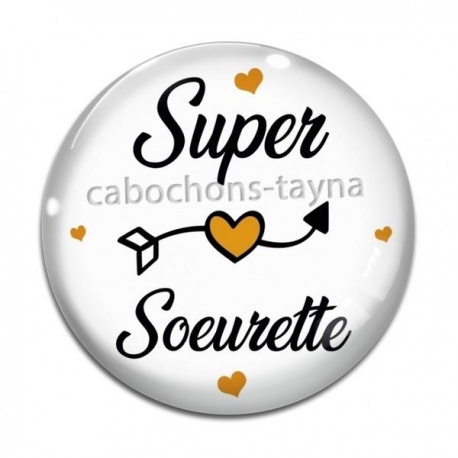 Cabochon Verre - super soeurette