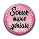 Cabochon Résine - soeur super géniale