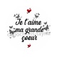 je t'aime ma grande soeur