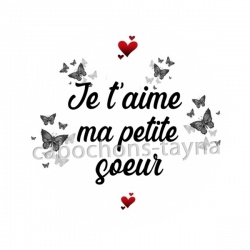  je t'aime ma petite soeur