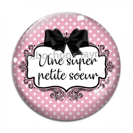 Cabochon Verre - une super petite soeur